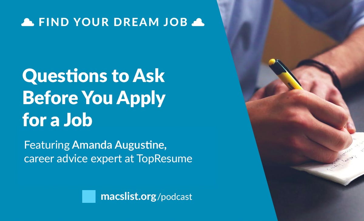 career questions to ask