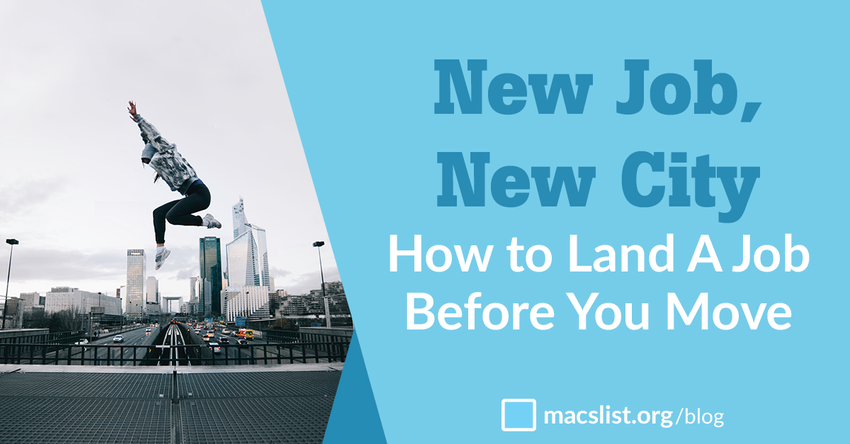 finding a job in a new city