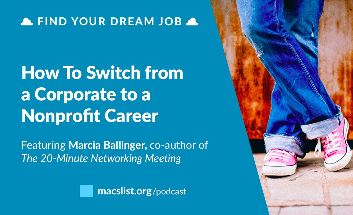 Podcast How to Switch from a Corporate to Nonprofit Career, with