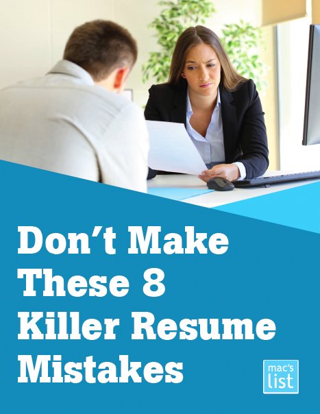 Don't Make These 8 Killer Resume Mistakes
