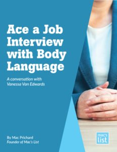 ace a job interview with body language