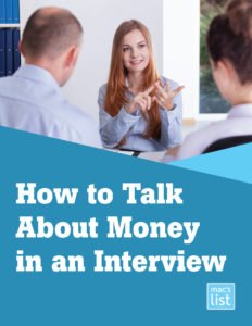 how to talk about money in an interview
