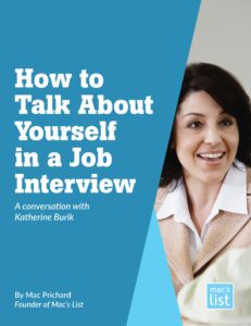 how to talk about yourself in an interview