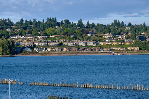 Vancouver Washington across the Columbia river.